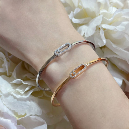 [⭐Shinejoy]Move Uno pavé flex bangle medium