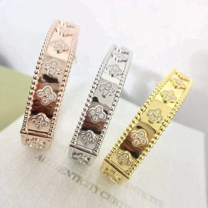 [⭐Shinejoy]CLOVER BRACELET 8MM DIAMONDS