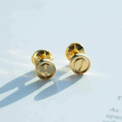 [⭐Shinejoy]LOVE EARRINGS GOLD 10MM