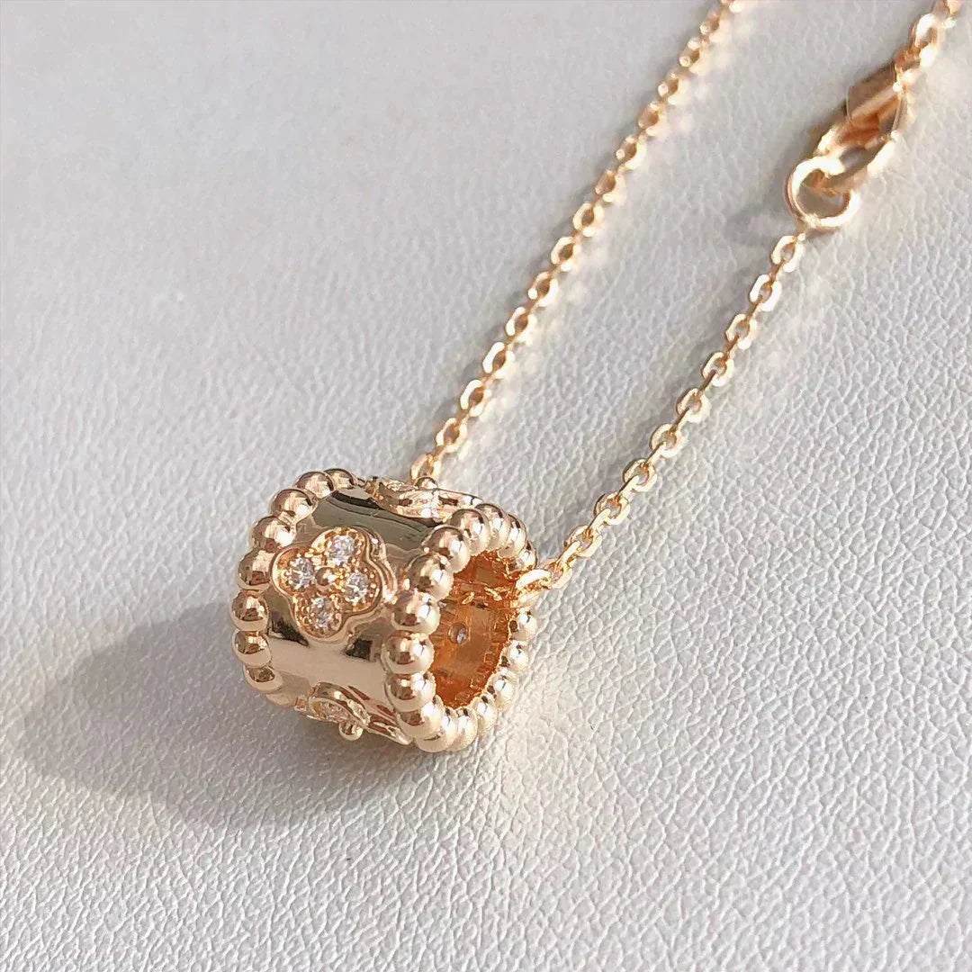 [⭐Shinejoy]PERLEE PEDANT NECKLACE GOLD / ROSE GOLD