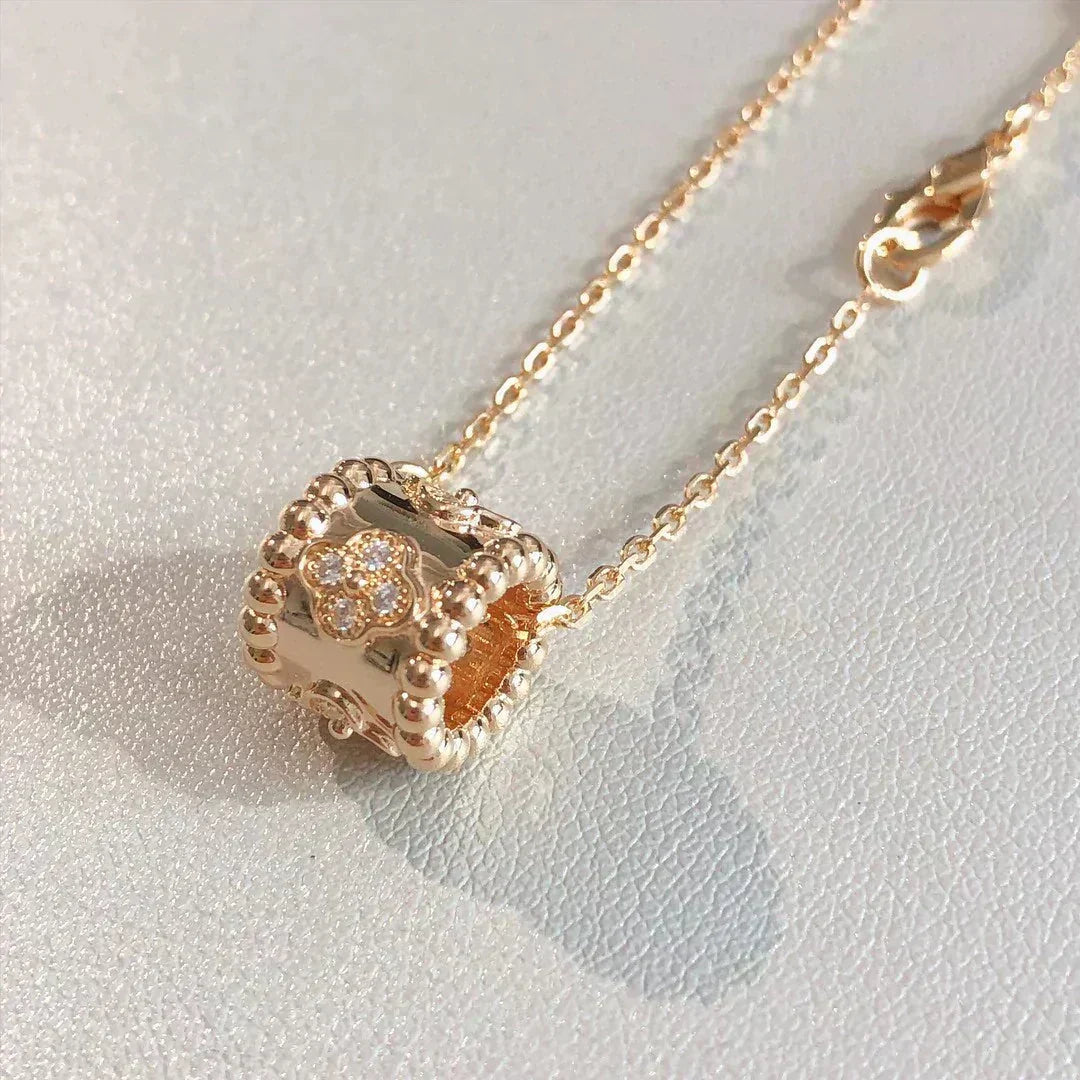 [⭐Shinejoy]PERLEE PEDANT NECKLACE GOLD / ROSE GOLD