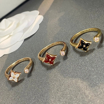 [⭐Shinejoy]STAR 1 DIAMOND OPEN RING