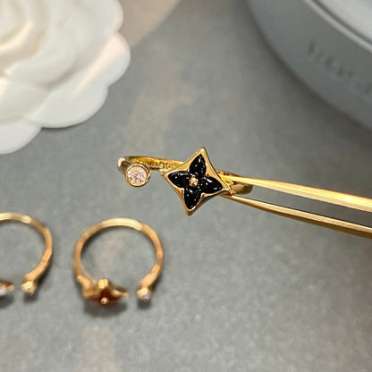 [⭐Shinejoy]STAR 1 DIAMOND OPEN RING