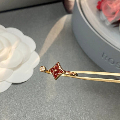 [⭐Shinejoy]STAR 1 DIAMOND OPEN RING