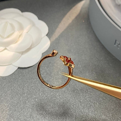 [⭐Shinejoy]STAR 1 DIAMOND OPEN RING