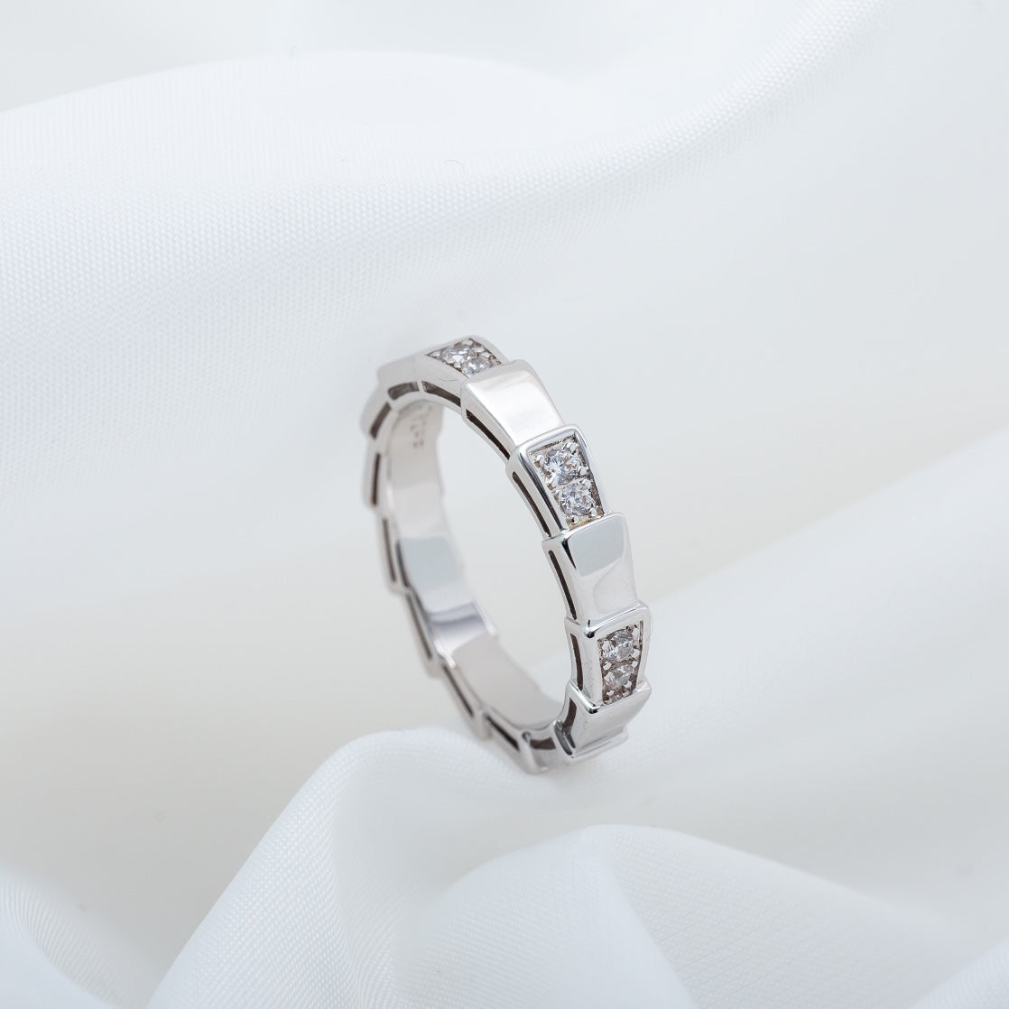 [⭐Shinejoy]SERPENTI RING SILVER  3MM