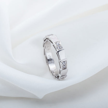 [⭐Shinejoy]SERPENTI RING SILVER  3MM