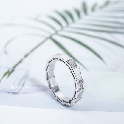 [⭐Shinejoy]SERPENTI RING SILVER  3MM