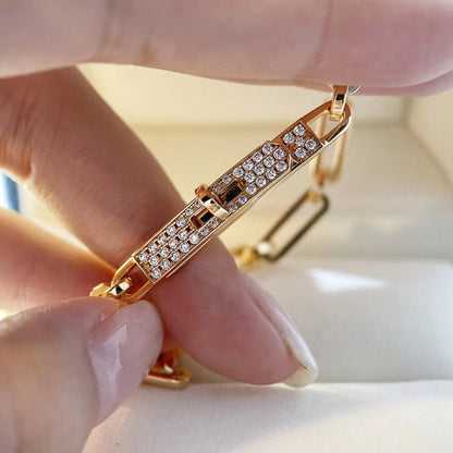 [⭐Shinejoy]CHAINE BRACELET SMALL MODEL DIAMOND