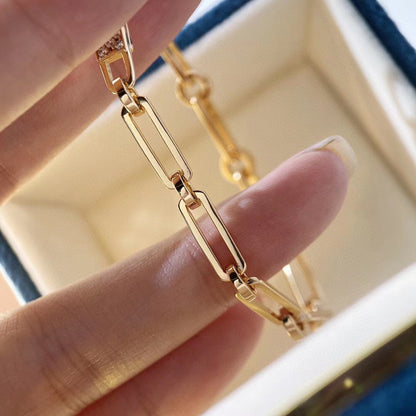 [⭐Shinejoy]CHAINE BRACELET SMALL MODEL DIAMOND