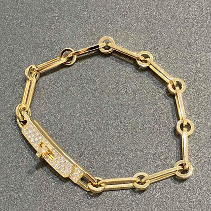 [⭐Shinejoy]CHAINE BRACELET SMALL MODEL DIAMOND