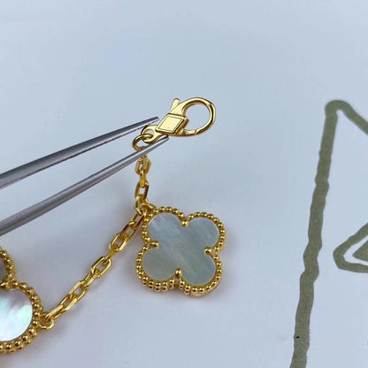 [⭐Shinejoy]MAGIC CLOVER MOP GOLD BRACELET 5 MOTIFS