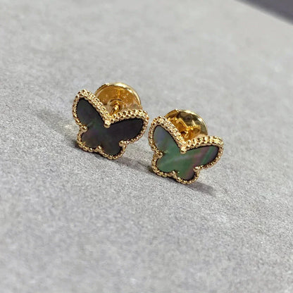 [⭐Shinejoy]BUTTERFLY DARK MOP  EARRINGS