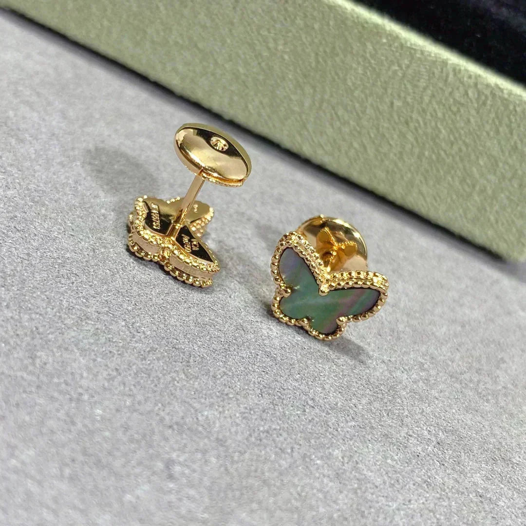 [⭐Shinejoy]BUTTERFLY DARK MOP  EARRINGS