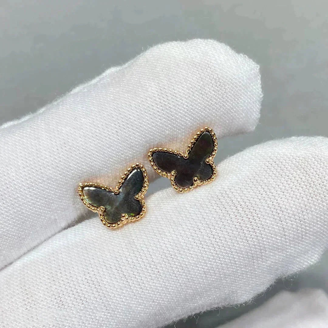 [⭐Shinejoy]BUTTERFLY DARK MOP  EARRINGS