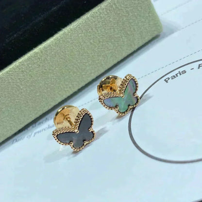 [⭐Shinejoy]BUTTERFLY DARK MOP  EARRINGS