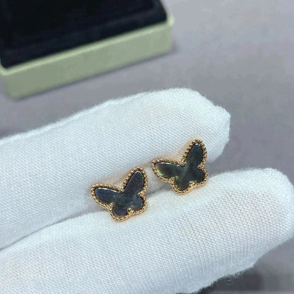 [⭐Shinejoy]BUTTERFLY DARK MOP  EARRINGS