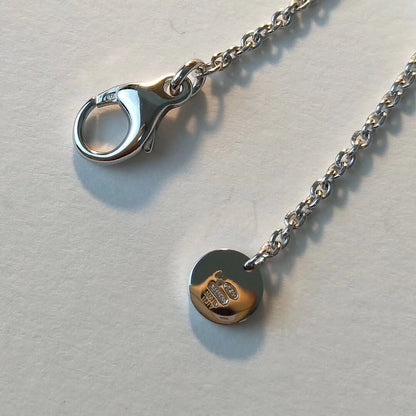 [⭐Shinejoy]ZERO 1 BLACK CERAMIC SILVER NECKLACE