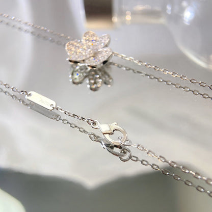 [⭐Shinejoy]FLOWER DIAMOND NECKLACE