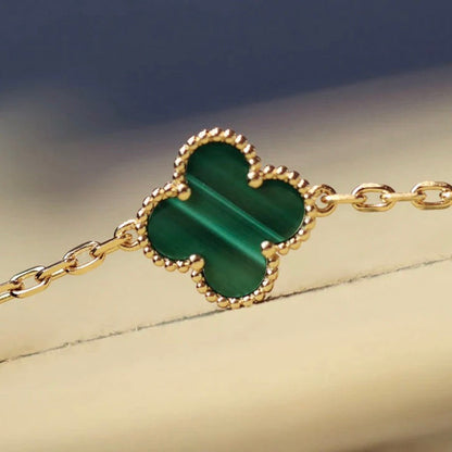 [⭐Shinejoy]CLOVER 20 MOTIFS MALACHITE GOLD