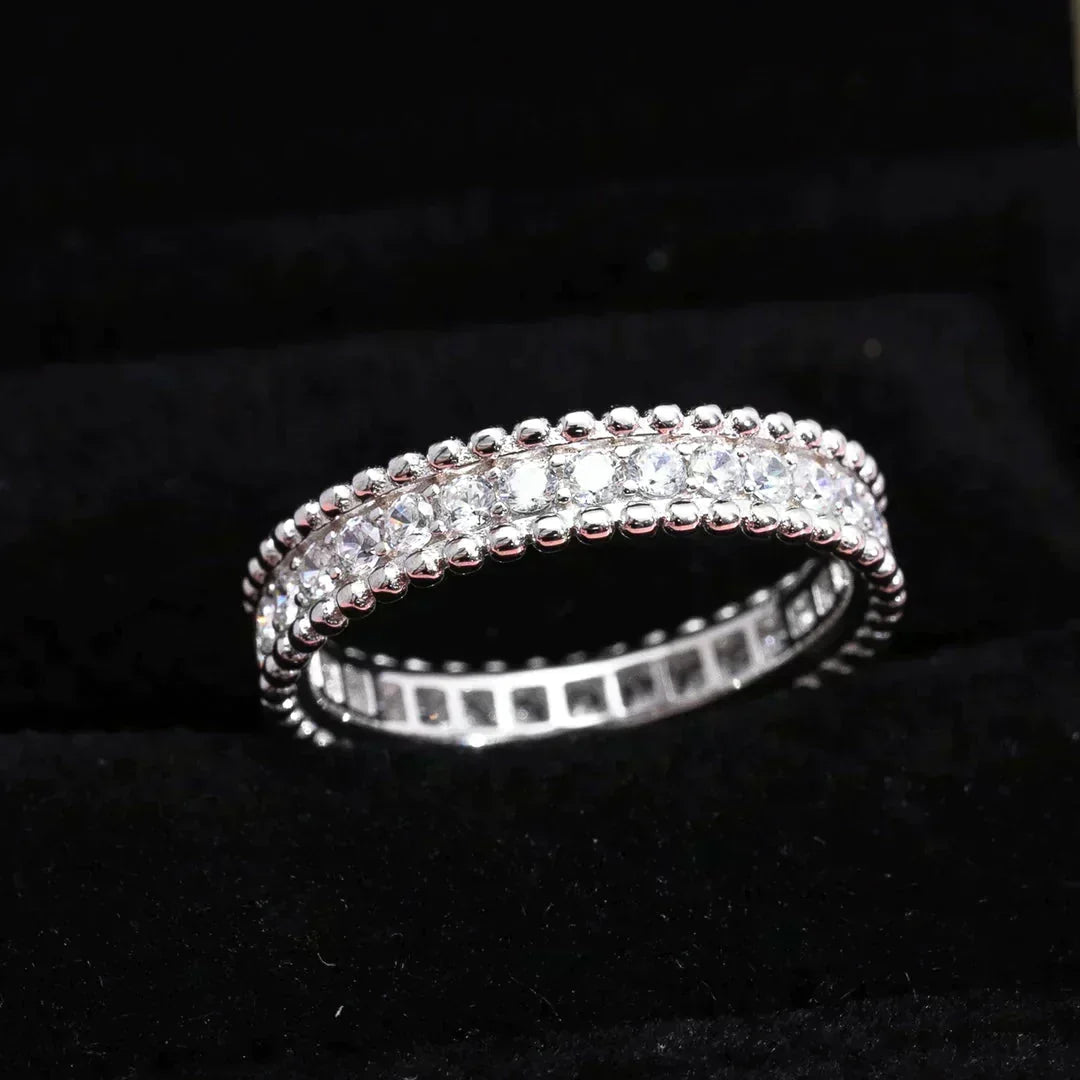 [⭐Shinejoy]PERLEE DIAMOND SILVER RING