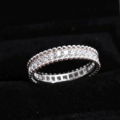 [⭐Shinejoy]PERLEE DIAMOND SILVER RING