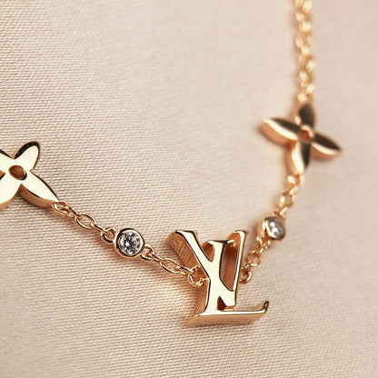 [⭐Shinejoy]STAR AND SUN 7 MOTIFS GOLD BRACELET