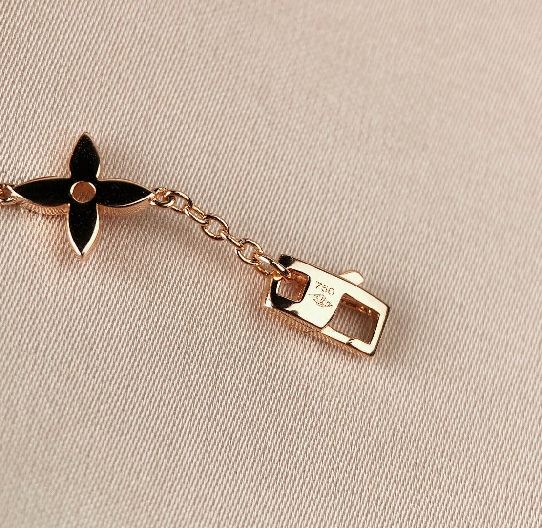 [⭐Shinejoy]STAR AND SUN 7 MOTIFS GOLD BRACELET