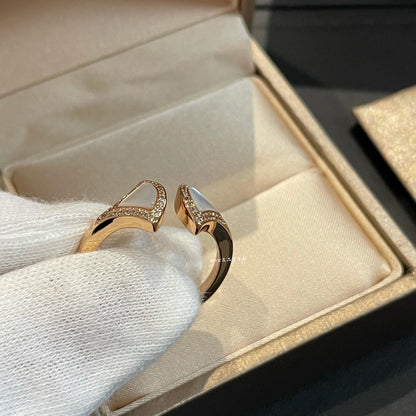 [⭐Shinejoy]DREAM MOP DIAMOND OPEN RING