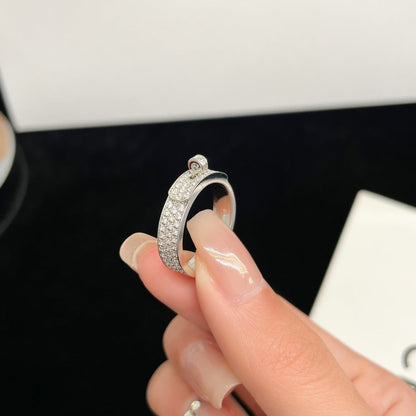 [⭐Shinejoy]KELLY SILVER DIAMOND RING