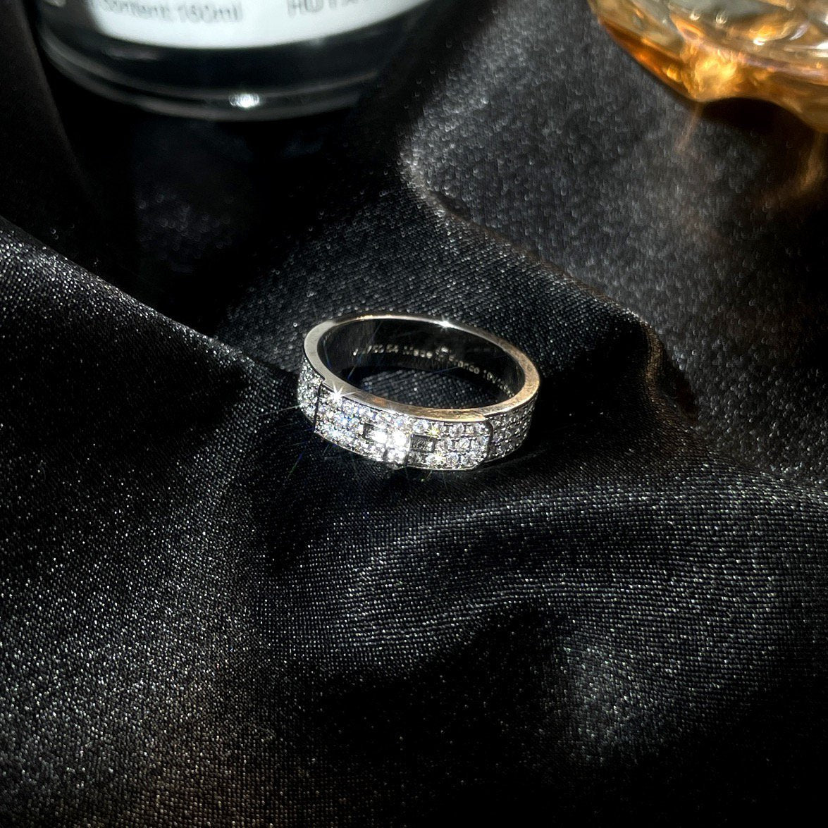 [⭐Shinejoy]KELLY SILVER DIAMOND RING