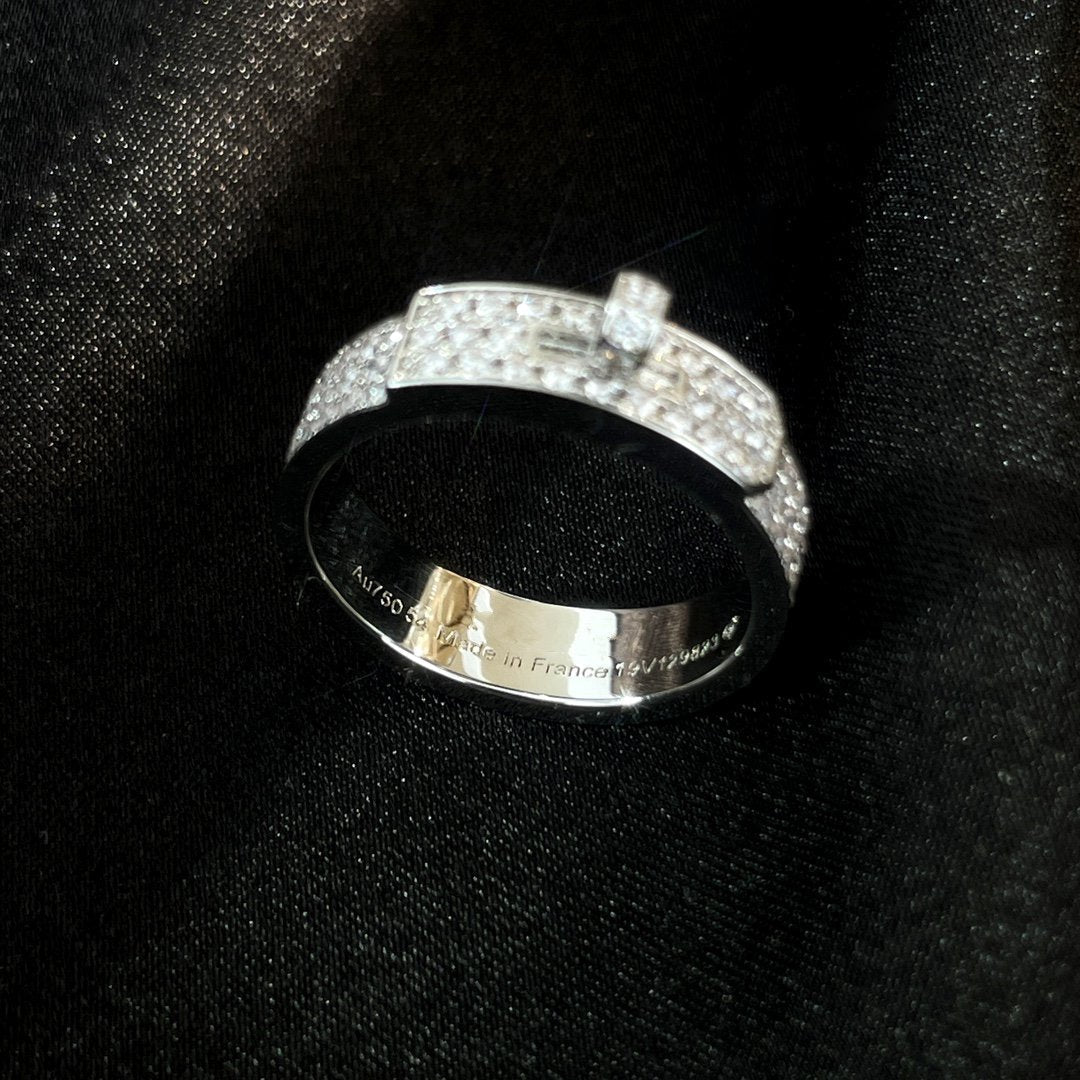 [⭐Shinejoy]KELLY SILVER DIAMOND RING
