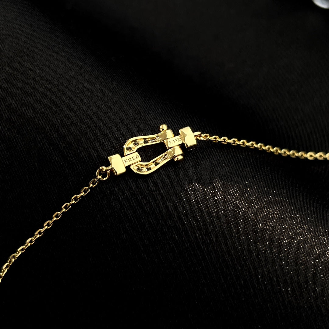 [⭐Shinejoy]FORCE 10 FULL DIAMOND BUCKLE CHAIN LINK MINI MODEL