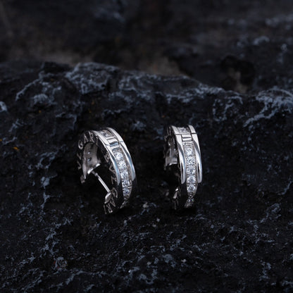 [⭐Shinejoy]ZERO 1 MINI SILVER DIAMOND EARRINGS