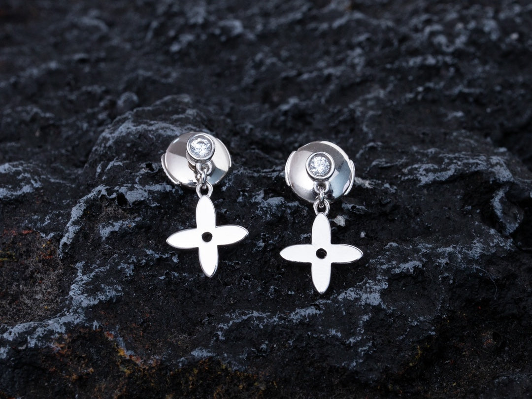 [⭐Shinejoy]VIDYLLE SILVER DIAMOND MINI DROP EARRINGS