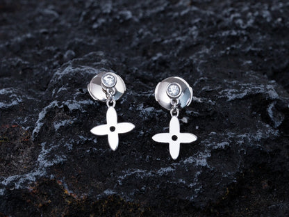 [⭐Shinejoy]VIDYLLE SILVER DIAMOND MINI DROP EARRINGS