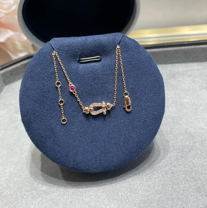 [⭐Shinejoy]FORCE 10 DIAMOND CHAIN LINK PINK GOLD BRACELET