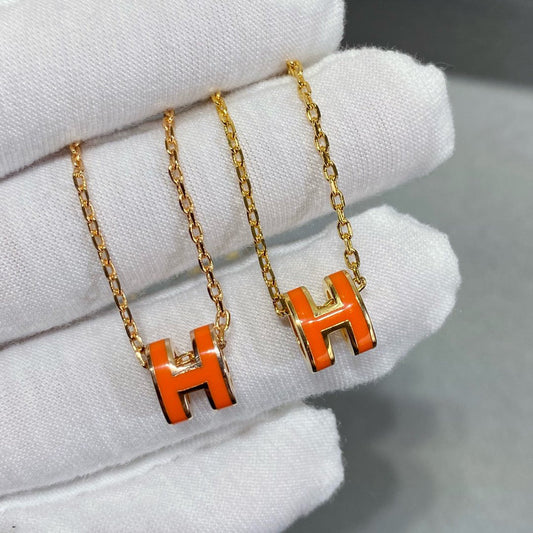 [⭐Shinejoy]MINI POP H NECKLACE