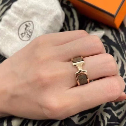 [⭐Shinejoy]OLYMPE PINK GOLD RING