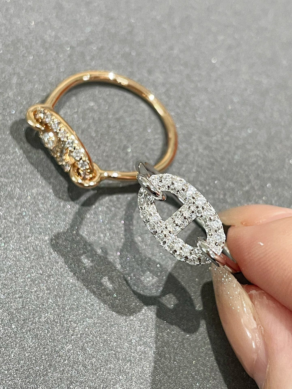 [⭐Shinejoy]RONDE SMALL DIAMOND RING
