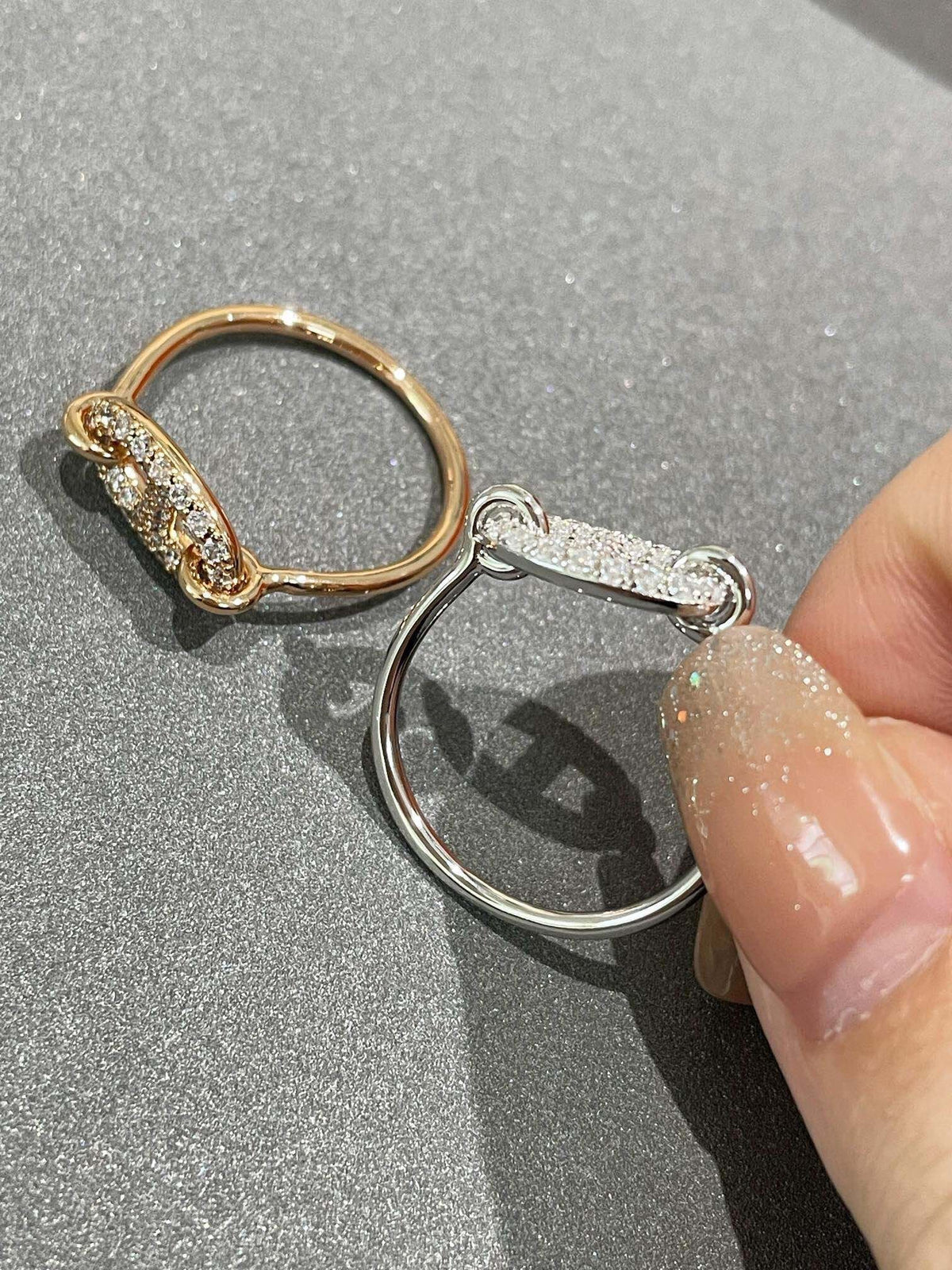 [⭐Shinejoy]RONDE SMALL DIAMOND RING