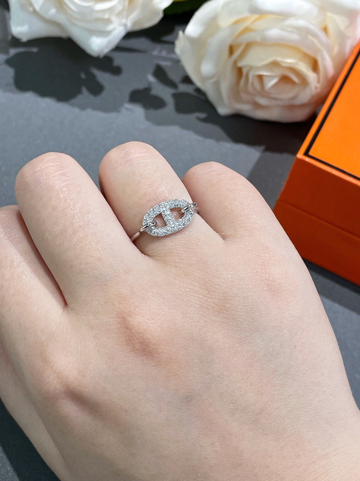 [⭐Shinejoy]RONDE SMALL DIAMOND RING