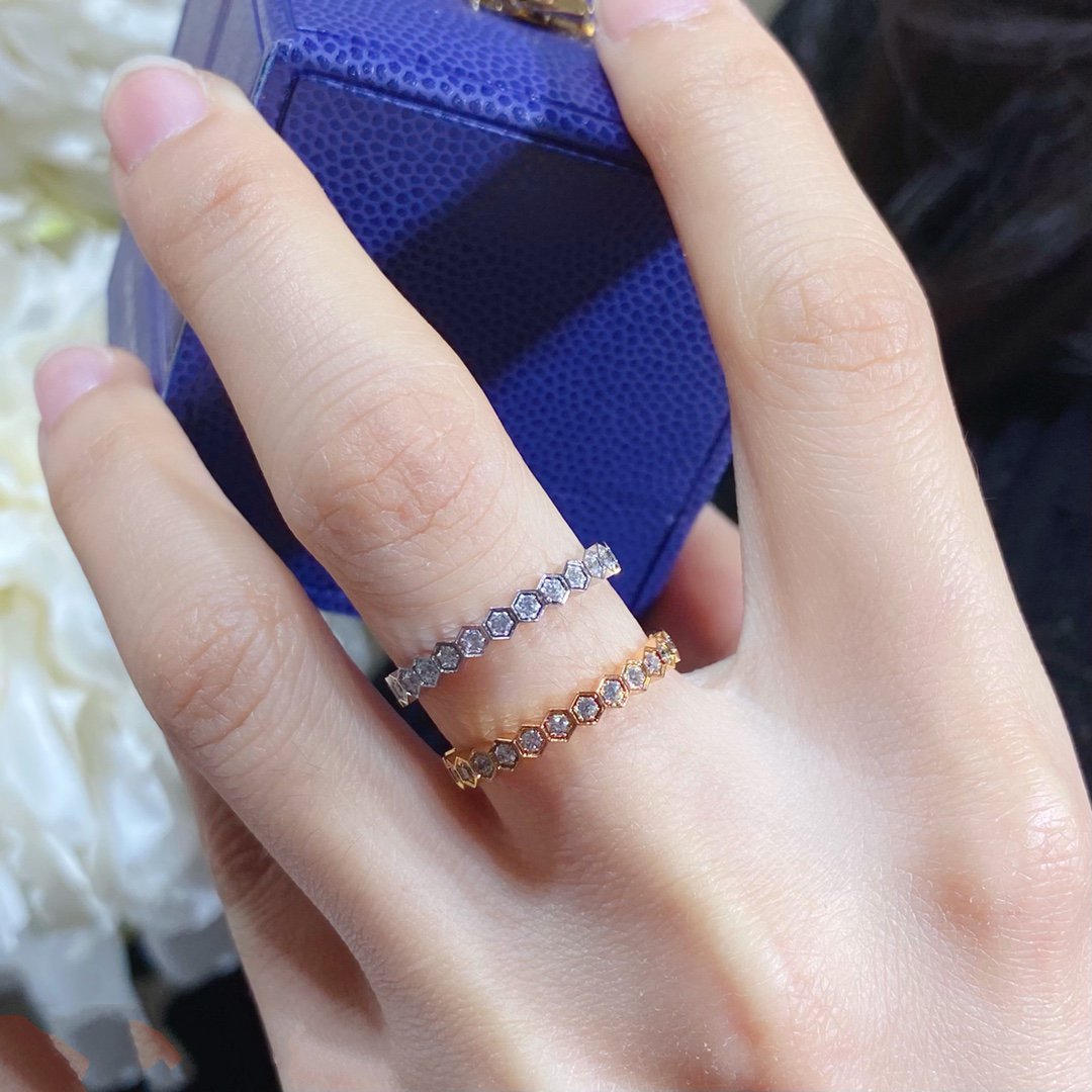 [⭐Shinejoy]BEE LOVE DIAMOND PAVED SMALL RING
