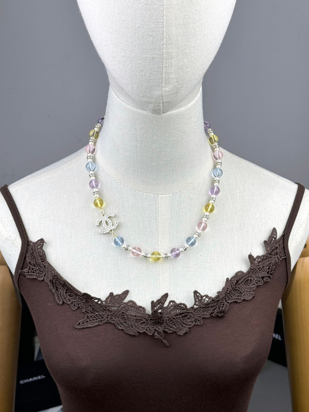 [⭐Shinejoy]26C New Spring Collection Colorful Transparent Resin Necklace