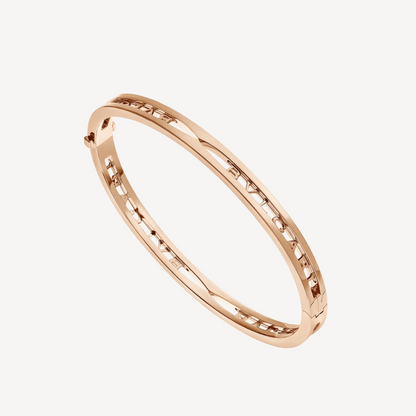 [⭐Shinejoy]ZERO 1 SPIRAL LOGO PINK GOLD BRACELET
