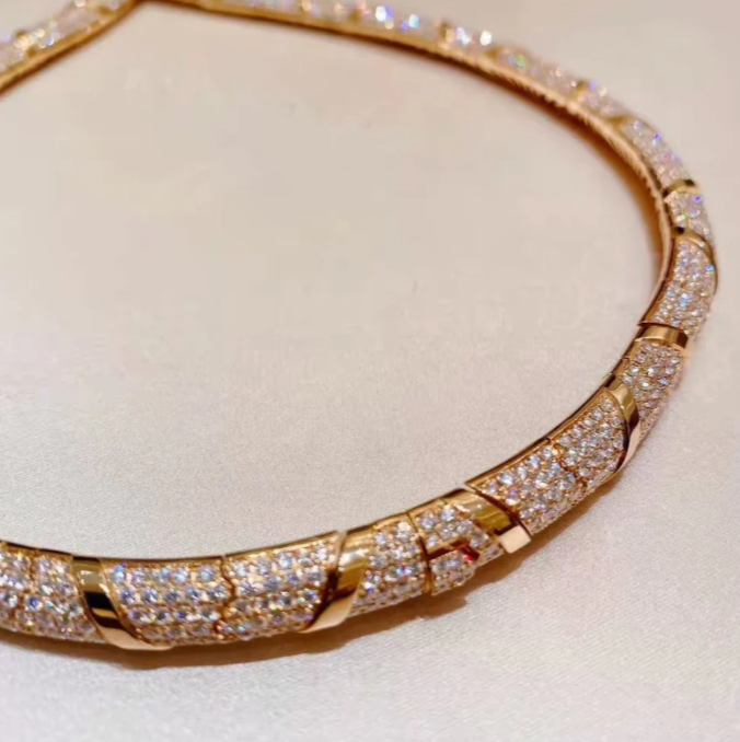 [⭐Shinejoy]HAUTE COUTURE GOLD SERPENTI NECKLACE