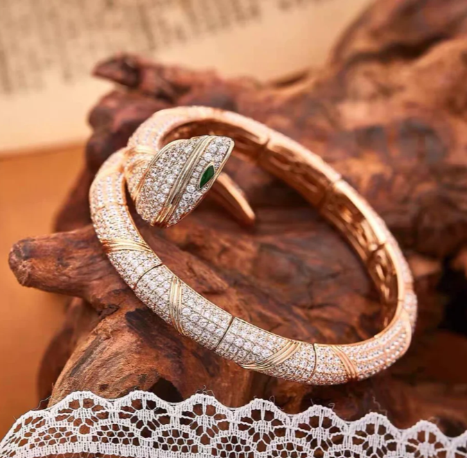 [⭐Shinejoy]HAUTE COUTURE GOLD SERPENTI BRACELET