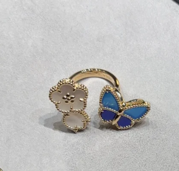 [⭐Shinejoy]2026 NEW TWIN BUTTERFLY LUCKY RING