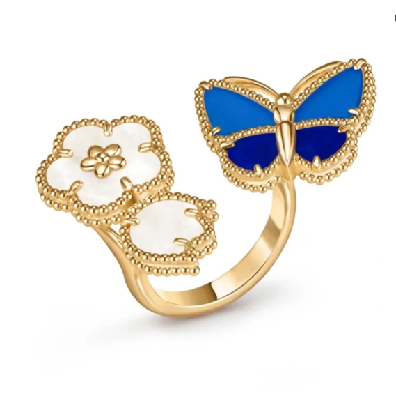 [⭐Shinejoy]2026 NEW TWIN BUTTERFLY LUCKY RING