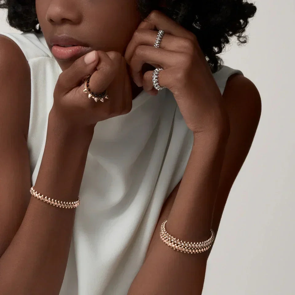 [⭐Shinejoy]CLASH  BRACELET 8MM DIAMONDS